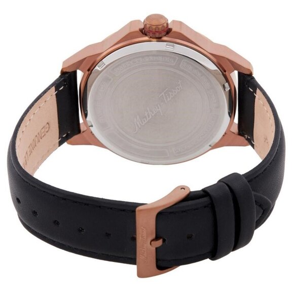 NWT Authentic Mathey-Tissot Field Scout Quartz Black Dial Men's Watch - Picture 3 of 3